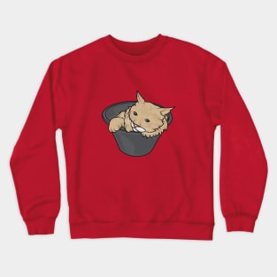 My love Cat in the bucket Crewneck Sweatshirt